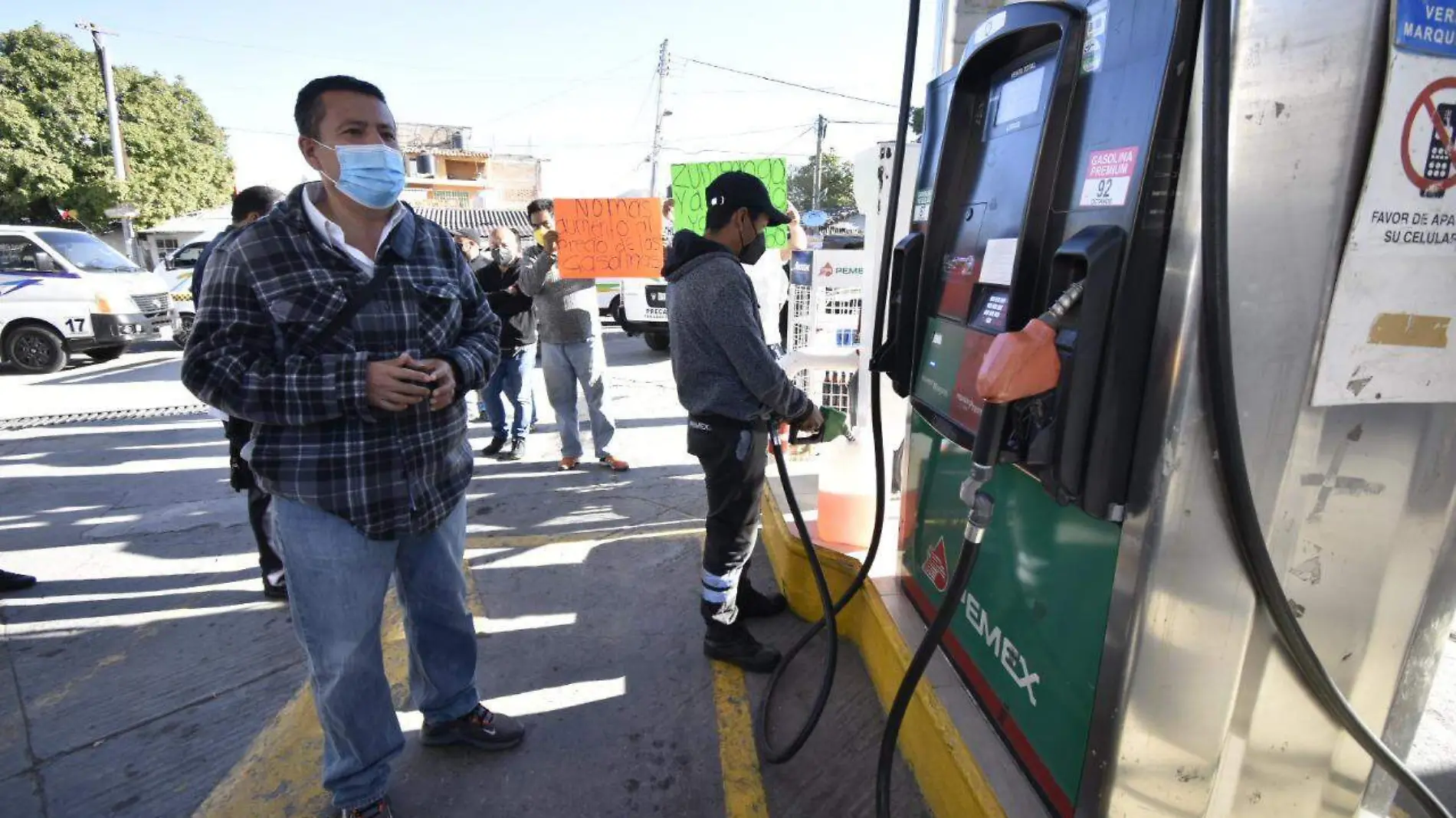 protesta gasoplina chilpo transportistas